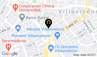 Mapa de R&l Suministros en Villavicencio