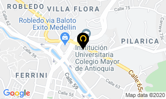 Mapa de Robledo Telecomunicaciones en Medellín