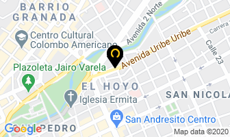 Mapa de Rodaindustriales Cali Ltda. en Cali