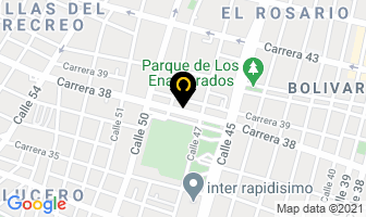 Mapa de Rodamientos Rucer en Barranquilla
