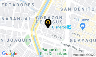 Mapa de Rodando Ltda. en Medellín