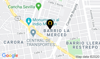 Mapa de Rodialambres en Cúcuta