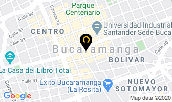 Mapa de Rodisán Ltda. en Bucaramanga