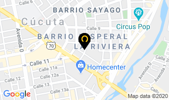 Mapa de Rodríguez Barrera Gustavo Adolfo en Cúcuta