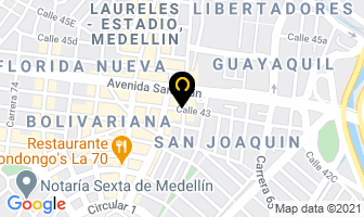 Mapa de Rodríguez Bedoya Alfonso en Medellín