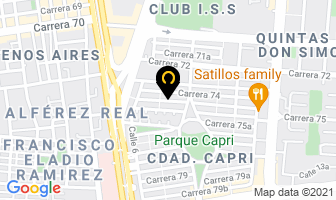 Mapa de Rodríguez María Fernanda en Cali