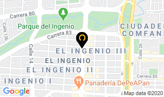 Mapa de Rohen Seguridad Privada en Cali