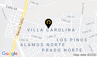 Mapa de Rojas Aviles Marleny en Neiva