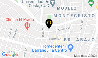 Mapa de Rojas Fanny en Barranquilla