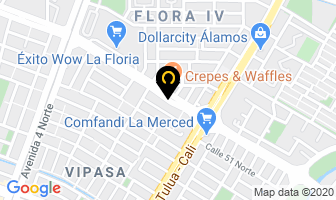 Mapa de Rojas Hnos S.a. en Cali