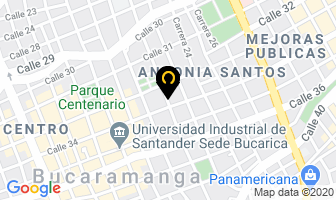 Mapa de Rojas León Orlando en Bucaramanga