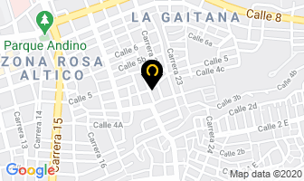 Mapa de Rojas Rubén Dario en Neiva