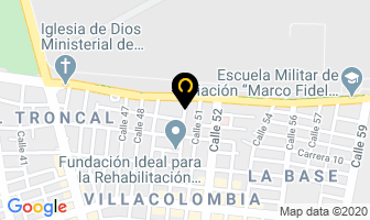 Mapa de Rojas Trasteos Servicios S.a. en Cali