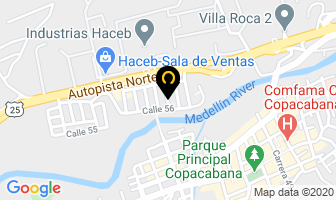 Mapa de Rojas Villegas Gloria en Medellín