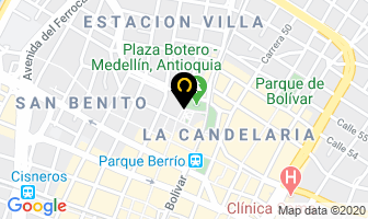 Mapa de Roldán Tours en Medellín
