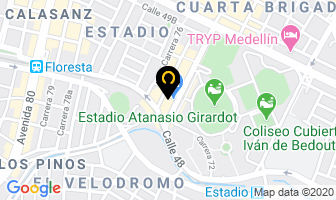 Mapa de Roller Top en Medellín
