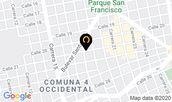 Mapa de Rollito Cometelo Ya en Bucaramanga