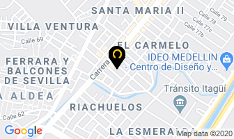 Mapa de Romeléctricos Santa María en Itaguí
