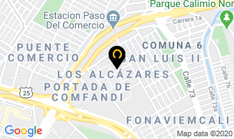 Mapa de Romero Juan José en Cali