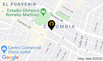 Mapa de Rommy Telas en Barranquilla