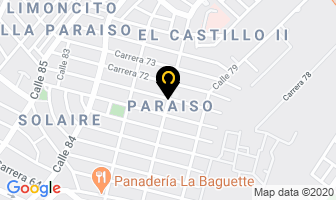 Mapa de Rooster Pizza en Barranquilla