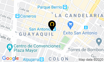 Mapa de Roosvelt Tennis en Medellín