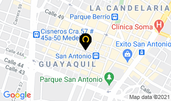 Mapa de Ropa De Dama Mas Barato en Medellín