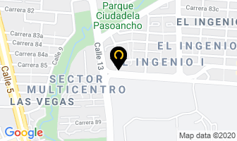 Mapa de Ropa Deportiva M.t en Cali