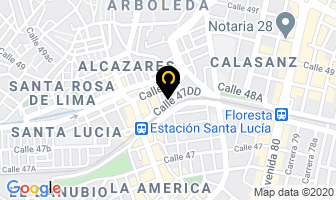 Mapa de Ropa Intima Taliana en Medellín