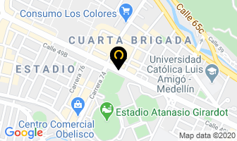 Mapa de Rosas Y Flores en Medellín