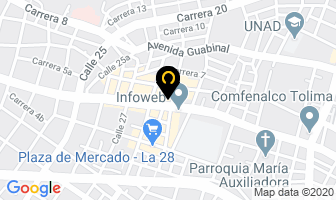 Mapa de Rosbet ltda en Ibagué