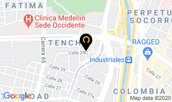 Mapa de Roscas Helicoidales en Medellín