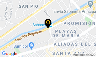 Mapa de Ross Sand Casting Industries Ltda en Medellín