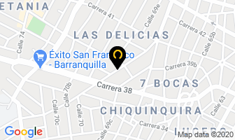 Mapa de Rossana Diseños en Barranquilla