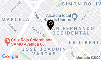 Mapa de Rossemberg & Representaciones Ltda en Bogotá D.C