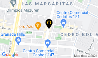 Mapa de Rostros Y Glamour en Bogotá D.C
