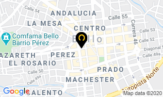 Mapa de Roxy Roast Beef en Bello