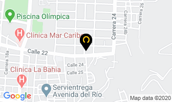 Mapa de Roys Cotes Roger Rafael en Santa Marta