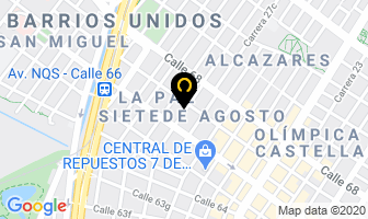 Mapa de R.t.m. Rectificación De Motores en Bogotá D.C