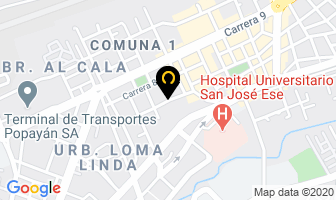 Mapa de Rts Colombia Ltda. en Popayán