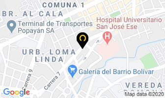 Mapa de Rts Ltda. en Popayán