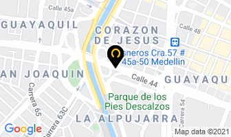 Mapa de Rubber Billar en Medellín