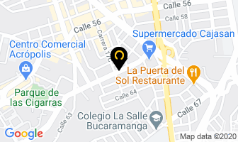 Mapa de Rubber Colombia Ltda en Bucaramanga