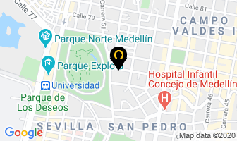 Mapa de Rubber Word Ltda. en Medellín