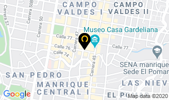 Mapa de Rubbert Mat Colombia S.a.s. en Medellín