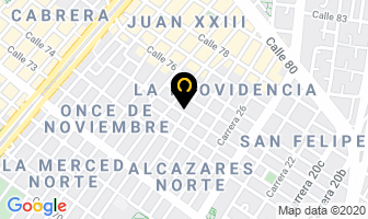 Mapa de Rubén Macías Be. S.a.s. en Bogotá D.C
