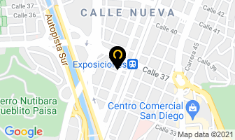 Mapa de Ruedas Industriales Ltda en Medellín