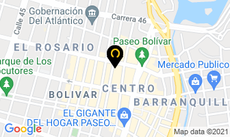 Mapa de Ruiz Ciro Narcés Gerardo en Barranquilla