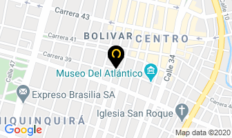 Mapa de Ruiz Escolar Delfina en Barranquilla