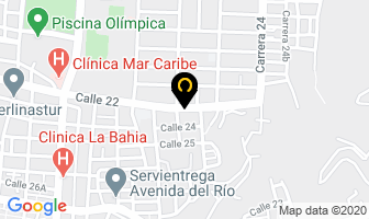 Mapa de Ruiz Vence Eudes en Santa Marta